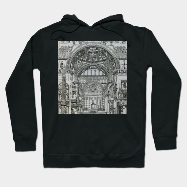 Church temple of sublime architecture to God the Father Hoodie by Marccelus